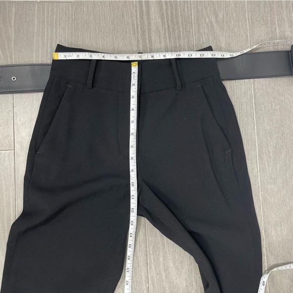 Lovers + Friends Keri Flared Bootcut Pants Trousers Slacks in Black Wide Belt XS - Picture 12 of 14